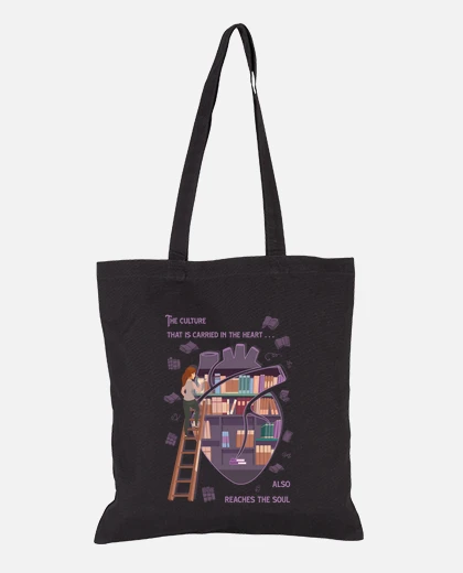 Borsa Di Stoffa Per Gli Amanti Della Lettura, Borsa Per Libri In Tela, Borsa Per Libri Di Natale, Borsa Di Stoffa Per Un Regalo Ad Un Amico Amante Dei Libri - Foto 9