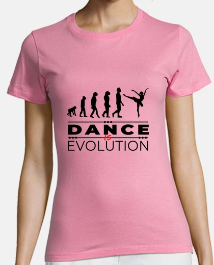 Playera la danza es evolución - mensaje de humo