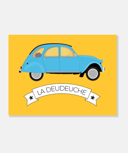 Stampa la deudeuche - la 2cv de papà