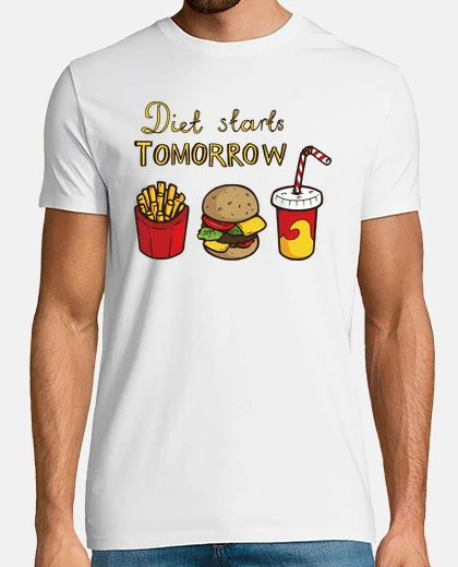 Playera La Dieta Empieza Mañana