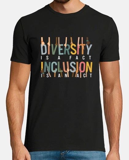 Camiseta la diversidad es un hecho la inclusión es un acto activista camiseta anti racismo regalo igualdad in