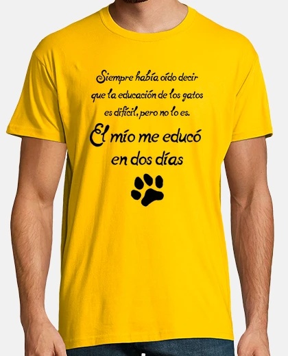 Camiseta La educación de los gatos