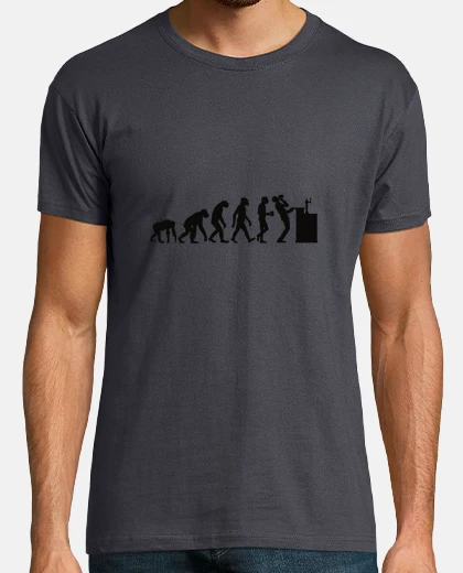 Camiseta la evolución de la cerveza