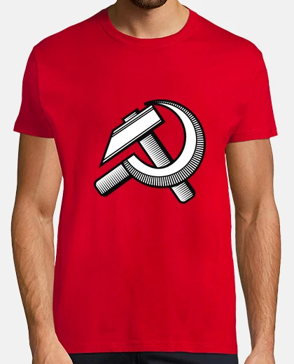 T-shirt la falce e il martello