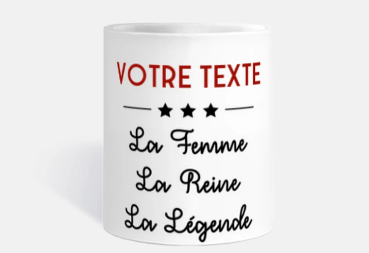 La Femme La Reine - à personnaliser