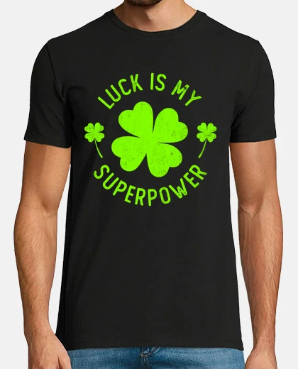T-shirt la fortuna è il mio superpotere il gior