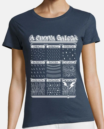 Tee-shirt La Galice nomme la pluie en gal lego