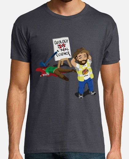 T-shirt la geologia è vera scienza