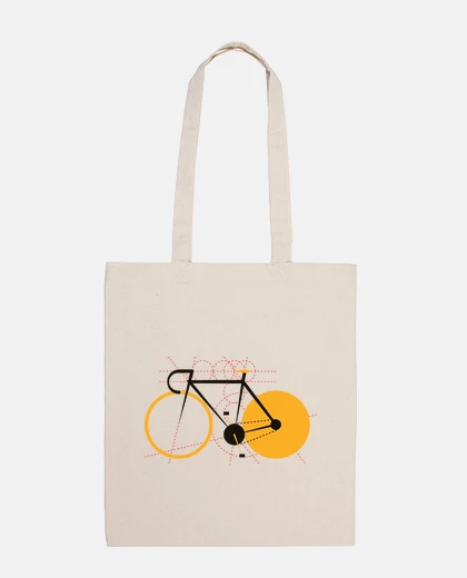 Sac la géométrie d'une bicyclette