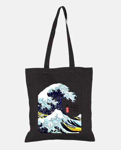Bolsa la gran ola de kanagawa katsushika