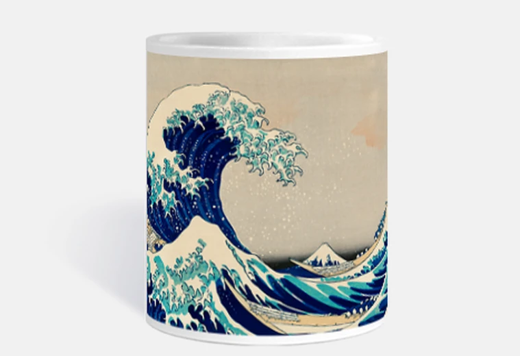 Tazza la grande ondata di k ana gawa - giappo