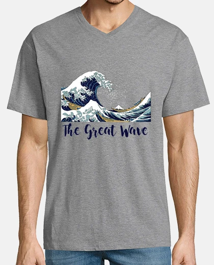 T-shirt la grande ondata di kagawa