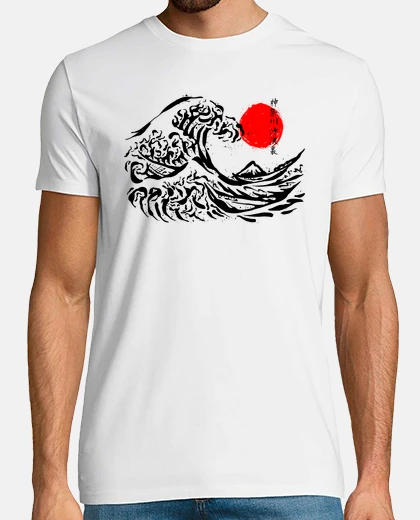 T-shirt la grande ondata di Kanagawa