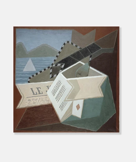 Lienzo La guitarra ante el mar (1925)