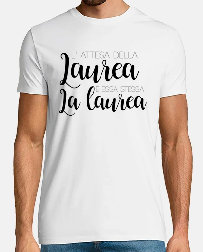T-shirt La laurea
