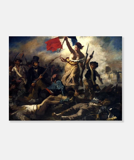 Stampa la libertà che guida il popolo (1830)