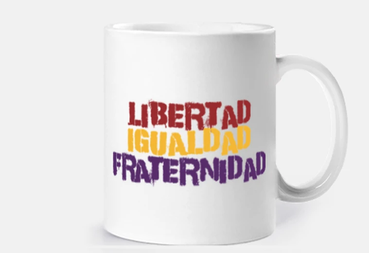 Tazza la libertà, uguale dad , Fraternité dad
