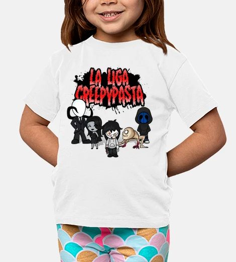 Ropa LA LIGA CREEPYPASTA NIÑOS/AS MANGA CORTA