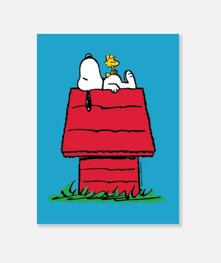 Tableau La maison de Snoopy et Woodstock