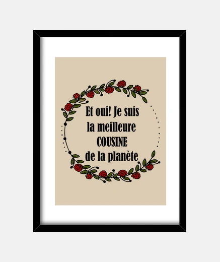 Cadre la meilleure cousine