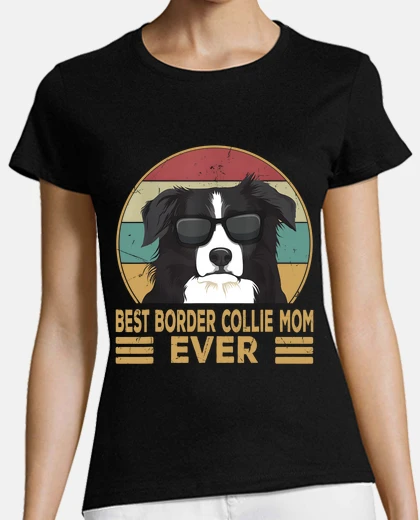 Tee-shirt la meilleure maman de border collie de 