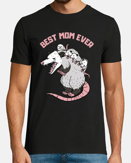 Tee-shirt la meilleure mère du monde opossum