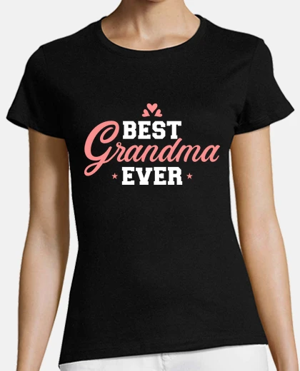 Playera la mejor abuela de todas