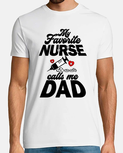 T-shirt la mia infermiera preferita mi chiama p