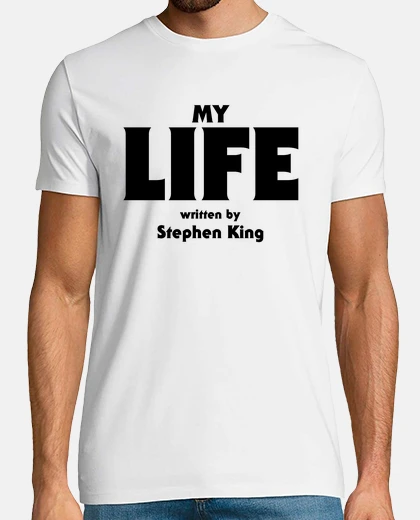 T-shirt la mia vita scritta da step gallina kin