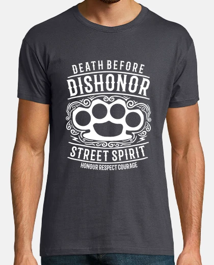 Tee-shirt la mort avant le déshonneur