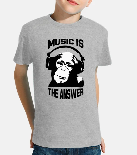 Abbigliamento la musica dj monkey è la risposta