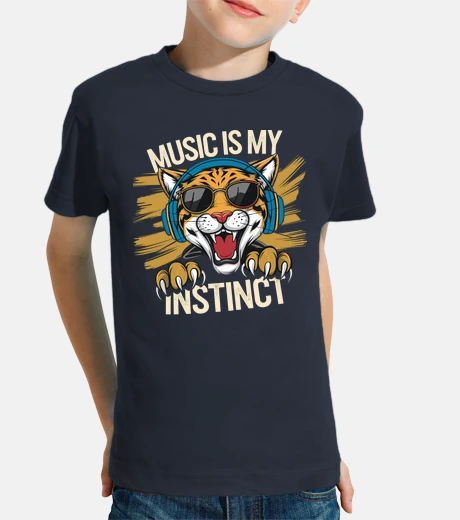 Ropa La música es mi instinto arte del tigre