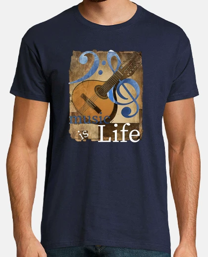 Tee-shirt la musique c39est la vie - b and urria