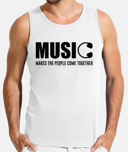 Tee-shirt la musique rassemble les gens s39amusen