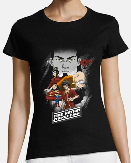 T-shirt la nazione del fuoco colpisce le donne della camicia