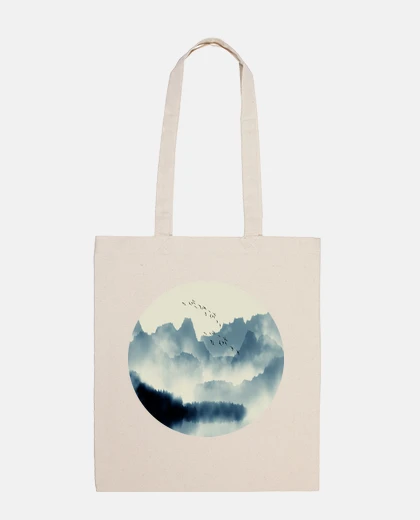 Bolsa La niebla - Bolsa tela 100% algodón