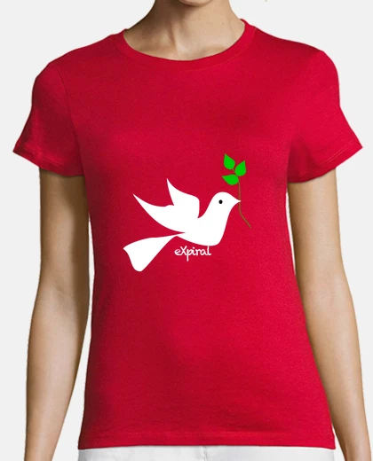 T-shirt la pace colomba