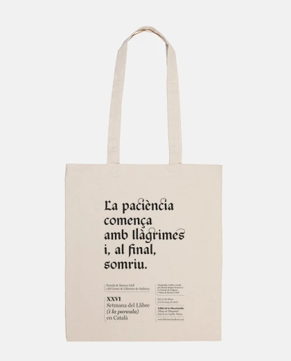 La paciència (tote bag)