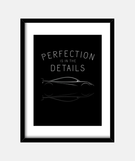 Cadre la perfection est dans les détails des 