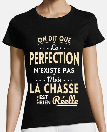 T-shirt la perfezione non esiste vera caccia