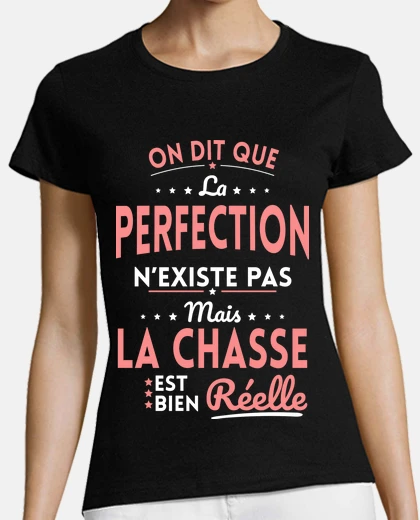 T-shirt la perfezione non esiste vera caccia