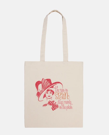 Sac la pluie en espagne (sur beige)