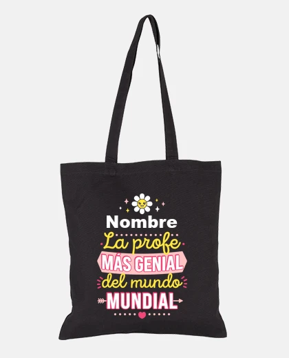 Bolsa La profe más genial del mundo