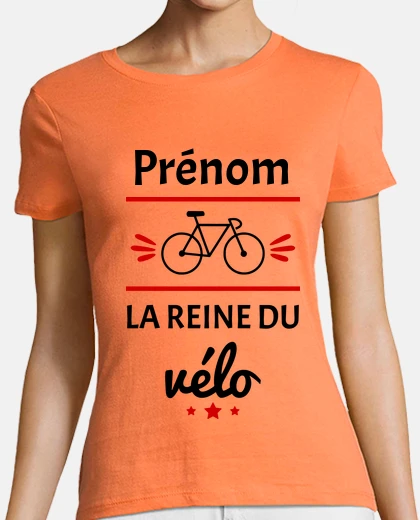 Tee-shirt La reine du vélo,cyclisme,cycliste