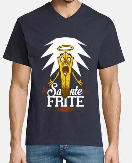 Tee-shirt La sainte Frite - Men/Green Military