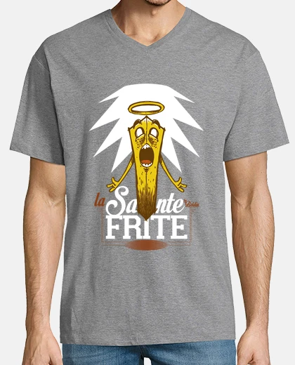 Tee-shirt La sainte Frite - Men/Grey