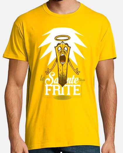 Tee-shirt La sainte Frite - Men/Yellow Mustard