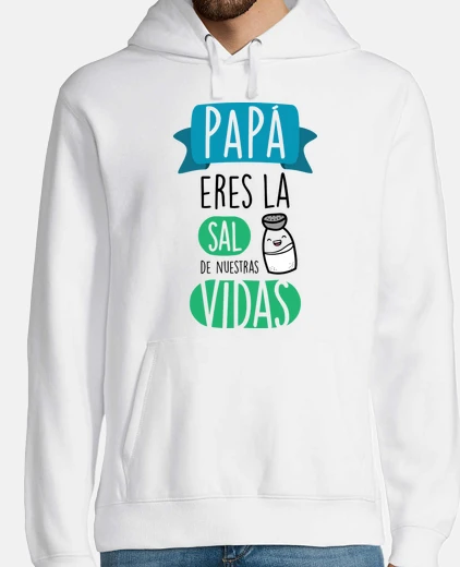 Sudadera La Sal de Nuestras Vidas (Fondo Claro)