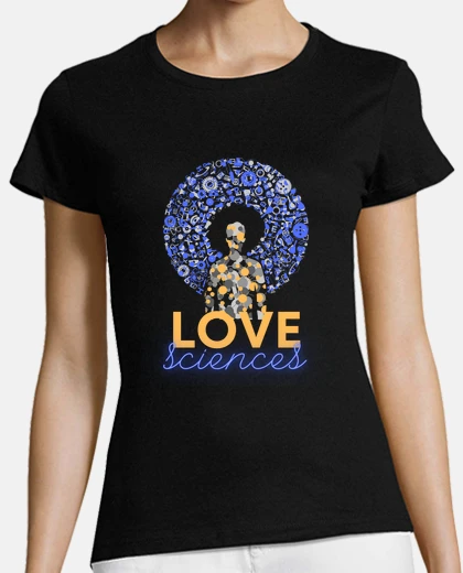 T-shirt la scienza amore la scienza
