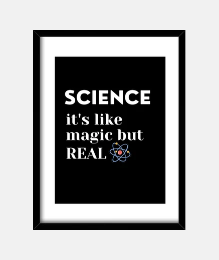 Quadro la scienza è come la magia ma reale